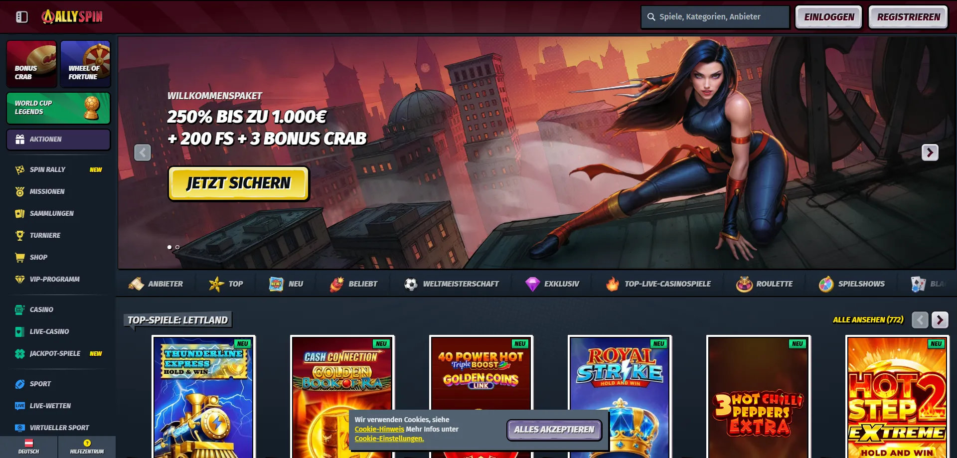 AllySpin Casino Lizenz und Sicherheit – Anjouan Gaming Zertifizierung